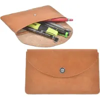 Sonnenleder Stiftetui Leder Schlamper Stifteetui Etui Tasche Hempel naturbraun 801-407-01