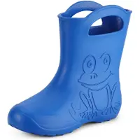 Ladeheid Damen federleichte Eva Gummistiefel Regenschuhe LA-CA-09 (Blau, 38/39 EU)