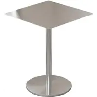 Muxing Gastronomie-Edelstahltisch für Bar und Restaurant – Schlanke Ausführung – Quadratischer Tisch 80×80×75cmBXG-BF80