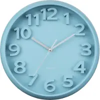 Karlsson - Wanduhr Elevated Classic Numbers - Misty Blue - Ø33,5cm