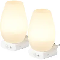 Northpoint LED Steckdosenleuchte 2er-Set Taschenlampe Weiß RGB Bewegungsmelder Induktionsladung Notlicht