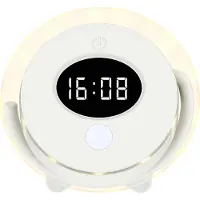 Northpoint LED Lampe Digitaluhr Bewegungsmelder Nachtlicht Touch Steuerung Aufhängung 500mAh Akku