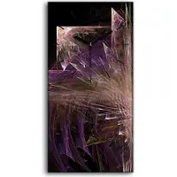 Coloray Dekor Leinwand Uhr Wandbilder 30x60 kunst Modern fraktales Kunst - schwarze Hände