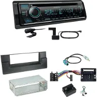 Kenwood KDC-BT760DAB Bluetooth Digitalradio Einbauset für BMW 5er E39 ab 10/2000