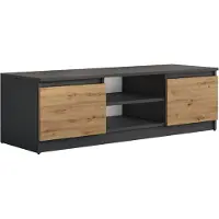 Lookway TV-Schrank HANA 120 cm, Artisan Eiche / Anthrazit