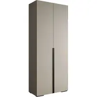 MEBLE KRYSPOL Inova 1 Schrank - 236,7x100x47cm - Kaschmir Kaschmir Schwarz