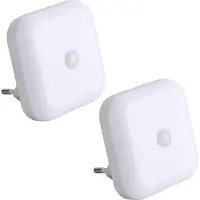 SEBSON 2x LED Nacht Licht Steckdose Steckerleuchte Sensor Infrarot Lampe Leuchte