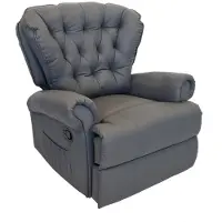 Abc HOME | Sessel | Polyurethan | grau | manuell verstellbar | Liegefunktion