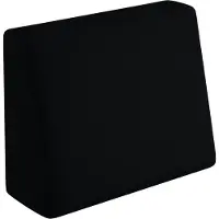 Sunnypillow Palettenkissen mit abnehmbarem Bezug Seitenkissen 60x40x20/10cm Schwarz