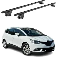 Aurilis Dachträger für Renault Grand Scenic mk4 2017-2022 100kg Alu Schwarz 2x ABE