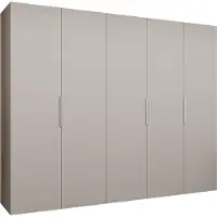 MEBLE KRYSPOL , Kleiderschrank, Schrank 250 cmx202x52, Kaschmir, Kaschmir