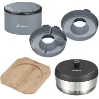 Enders Mobiler Camping-Backofen VAMO für Backen, Garen und Kochen, kompatibel mit Kochern, Grills oder Herdplatten (auße