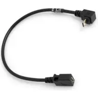 System-S Micro USB 90° Grad aufwärts Winkel Kabel auf Micro USB Kabel 27 cm
