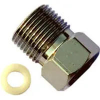 Prime Inventions Adapter 3/8 Zoll AG - UNS 7/16-24, Messing/verchromt