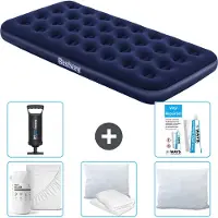 Bestway Luftmatratze – 1 Person – 99 x 188 x 22 cm – Blau – im Lieferumfang enthalten Zubehör