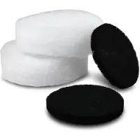 PureFlow Skimmerfilter PRO inkl. Aktivkohle für MTH-Skimmer-Körbe bis Ø 16,5cm (2 Stk.)