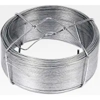 Markenlos Verzinkter Stahldraht, 1,1 mm x 50 m, Spule