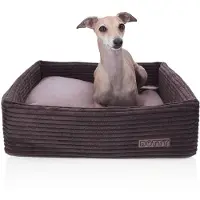 DOTTY Hundesofa CUBE Hundebett Hundekissen Tierbett Katzenbett Hundekorb Schlafplatz Größe M (50 x 50 cm)