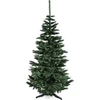 Arnusa Künstlicher Weihnachtsbaum 220 cm mit 844 Zweigen inkl. Ständer Tanne Christbaum dunkel Grün