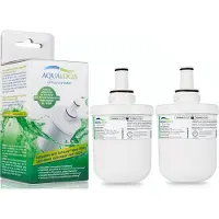Aqualogis 2X Wasserfilter Für Samsung Da29-00003F HAFIN - Kompatibel mit Samsung DA29-00003G, HAFIN2/EXP Kühlschrankfilter - Replacement Refrigerator Filter