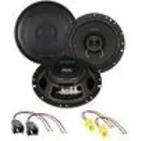 Crunch DSX62 2 Wege Lautsprecher Einbauset für Peugeot 607 806 807 1007 Partner