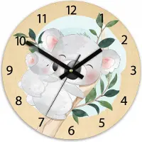 ModernClock KOALA Wanduhr für Kinderzimmer QUIET 30CM