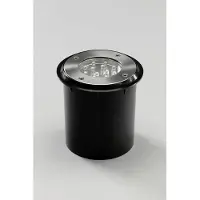GKS Konstsmide Bodeneinbaustrahler Edelstahl, klares Glas 7601-000