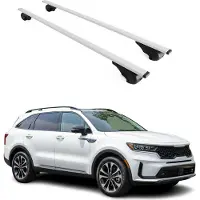 Omtec Dachträger Gepäckträger für Kia Sorento X-Line 2020-2025 Grundträger Metall Grau