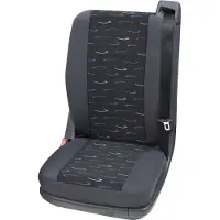 Petex Transporter Sitzbezüge für Einzelsitz hinten 1-teilig ohne Seitenairbag - Profi 2 in blau | Autositzbezüge / Schonbezüge von