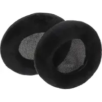 VHBW Ohrpolster kompatibel mit Beyerdynamic DT 880, MMX, DT 770, DT 990 Kopfhörer Headset, Kunststoff mit Gewebeeinlage Schwarz