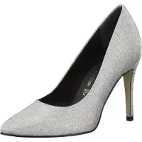 Tamaris Damen Klassische Pumps 1-22452-25 Silberfarben