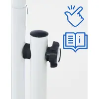 CLP Standspiegel Nane Oval weiß