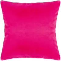 PAD Dekokissen "Gazelle", pink, unifarben, B:50cm L:50cm, Polyester, Dekokissen_Sitzkissen_Kissenhüllen, Dekokissen, Kunstfell