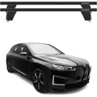 Menabo Dachträger Grundträger für BMW iX I20 2021-2025 Querträger ABE Alu Noir