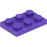 LEGO 2x3 Platten 3021 - 50 Stück Dunkles Lila