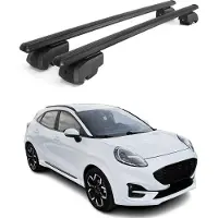 Omtec Dachträger Gepäckträger für Ford Puma 2019-2025 Querträger ABE Alu Schwarz