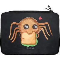 Mr. & Mrs. Panda Federmäppchen Spinne Agathe Sandwich - Kreidetafel - Geschenk, Hunger, Glück, Schlampermäppchen, Alles Wird gut, Federmappe, Mut, Etui, Bleistiftetui