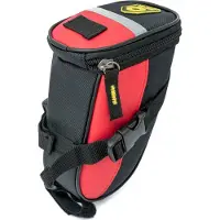 System-S Fahrrad Sattel Tasche Halterung Befestigung wasserfest in Rot