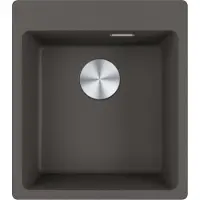 Franke Maris MRG 610-39 A Einbauspüle Schiefergrau Fragranite für Unterschrank ab 45 cm - Handbetätigung - inkl.