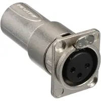 Neutrik NA3FDM 3-poliger XLR Buchsen-Stecker Durchgangsadapter