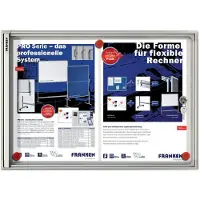 Franken Schaukasten x-tra!Line 2 x DIN A4 Innenbereich magnethaftende und trocken