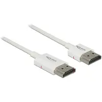 DeLOCK 85138, 3 m, HDMI Typ A (Standard), HDMI Typ A (Standard), 3840 x 2160 Pixel, 3D, Weiß