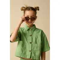 Sissy-Boy Jacke Mit Aufgenähten Taschen - Grün | Größe: 110-116