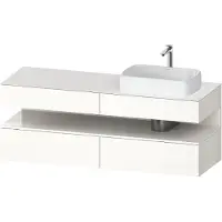 Duravit QA4778022220010 QAT KWTU WH Ek. 1600x550x600 Wß Hgl.