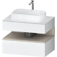 Duravit Waschtischunterschrank Qatego 80x55x60cm, T m/we m, Pl, Nischenb