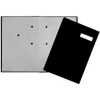 Pagna 24192-44, A4, Karton, Kunststoff, Schwarz, 240 mm, 25 mm, 350 mm