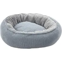 Flamingo Hundebett mit Reißverschluss Colette Rund 46 cm Blau