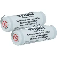 VHBW 2x Akku kompatibel mit Philips Norelco 8260XL, 8260XLCC, 8240XL, 8250XL, 8270XL, 8280XL, 8171XL, 8175XL, 8170XL Rasierer (750 mAh, 3,6 V, Li-Ion)