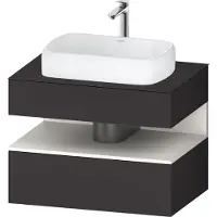 Duravit Waschtischunterschrank Qatego 80x55x60cm, w m/Gr m, Pl, Nischenb