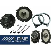 DSX Alpine passend für Seat Ibiza 6K 1999-2002 Lautsprecher Boxen Set Tür Vorn Hinten Komplett